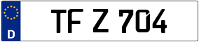 Truck License Plate